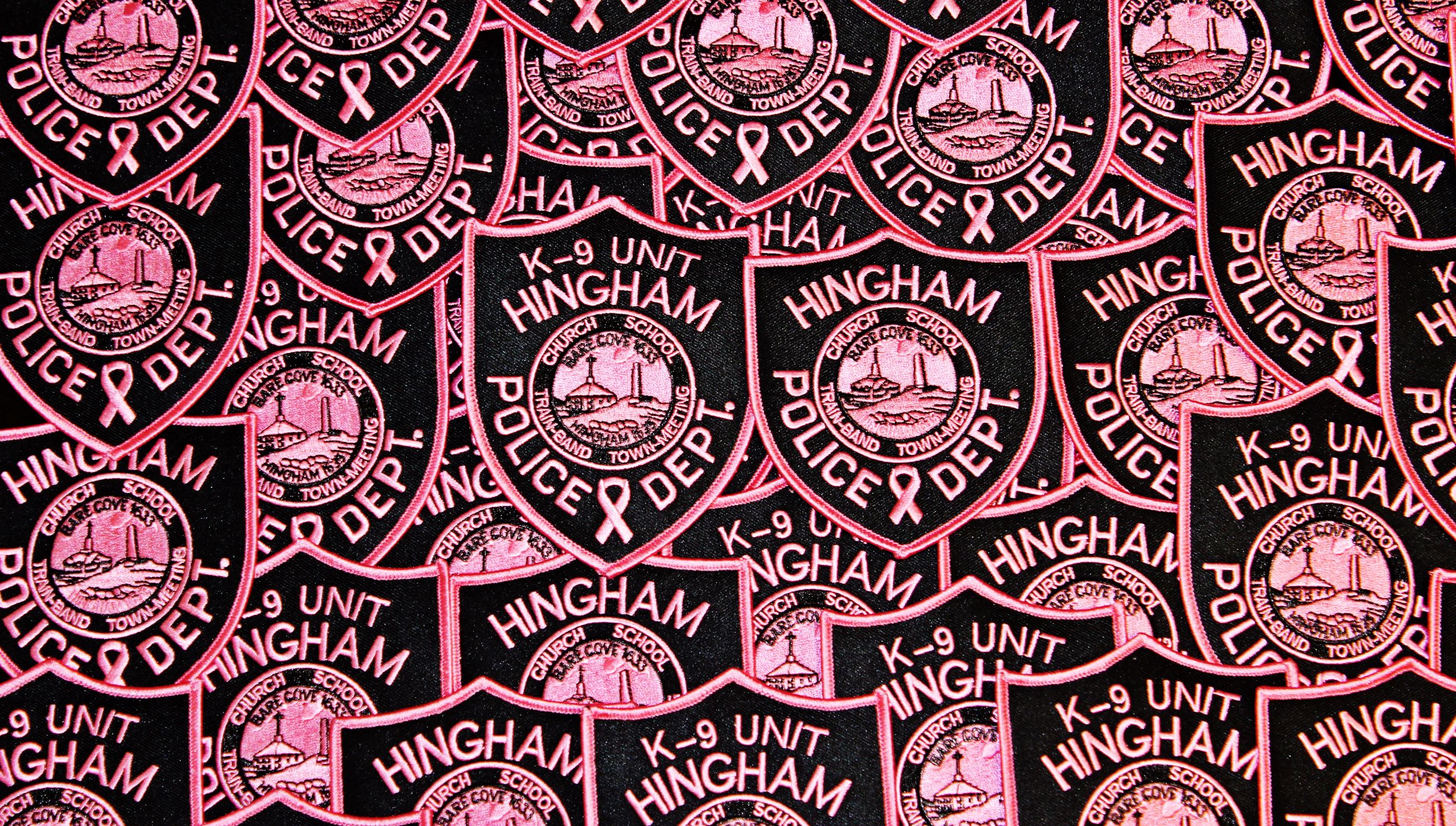 Hingham Police Pink Patches